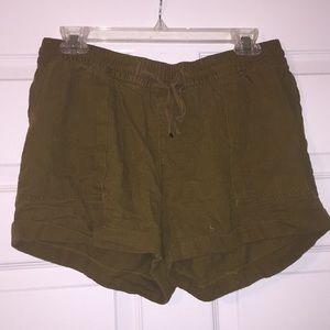 Old navy dark green loose shorts